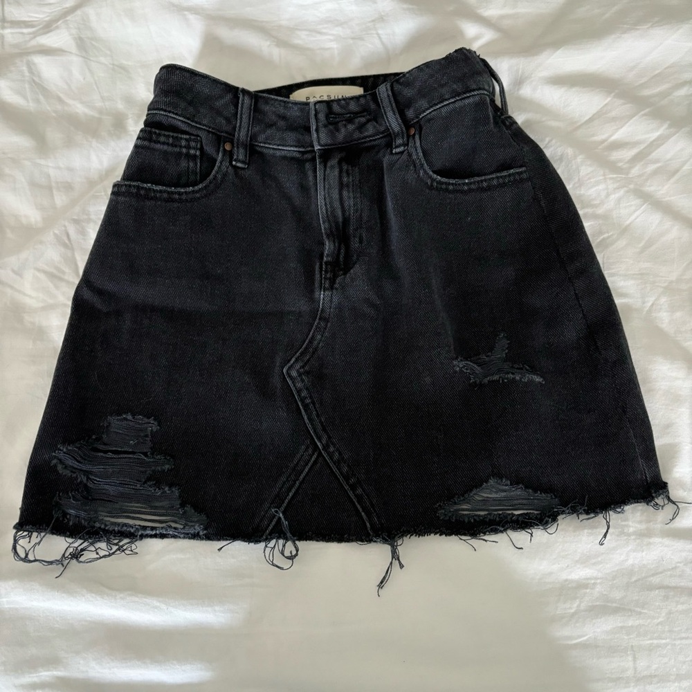 Pacsun jean mini skirt